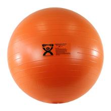 CanDo Inflatable Exercise Ball - ABS Extra Thick - Orange - 22" (55 cm)