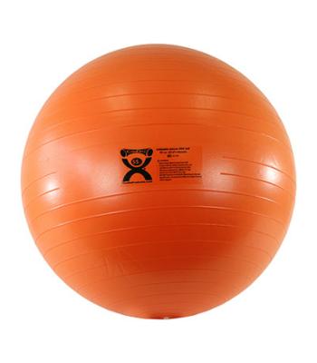 CanDo Inflatable Exercise Ball - ABS Extra Thick - Orange - 22" (55 cm)