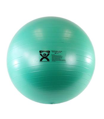 CanDo Inflatable Exercise Ball - ABS Extra Thick - Green - 26" (65 cm)