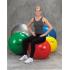 TheraBand Inflatable Exercise Ball - Pro Series SCP - Yellow - 18" (45 cm), Retail Box