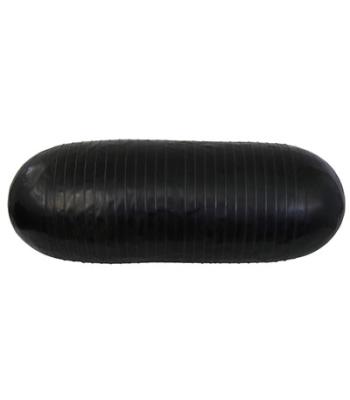 CanDo Inflatable Roller - Black - 9" x 28" - Round