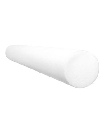CanDo Foam Roller - White PE foam - 4" x 36" - Round