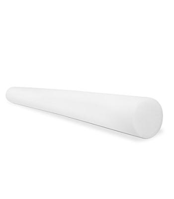 CanDo Foam Roller - Slim - White PE foam - 3" x 36" - Round