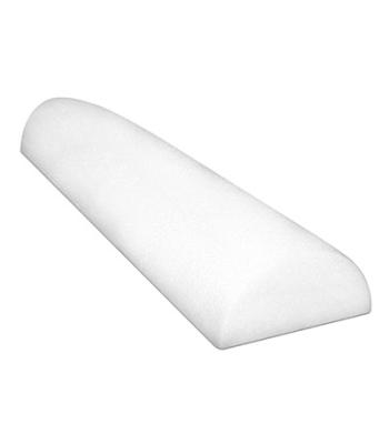 CanDo Foam Roller - White PE foam - 6" x 36" - Half-Round - Case of 24