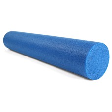 CanDo Foam Roller - Blue PE foam - 6" x 36" - Round