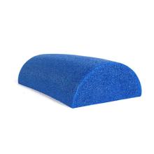 CanDo Foam Roller - Blue PE foam - 6" x 12" - Half-Round