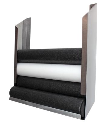CanDo Foam Roller - Accessory - Wall-Mount Storage Rack - 36" W x 10" D x 40 "H