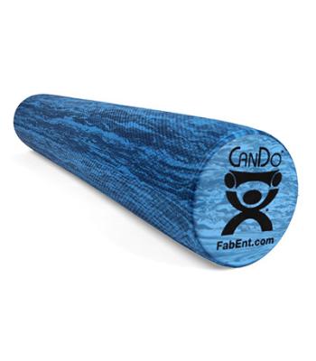 CanDo Foam Roller - Blue EVA Foam - Extra Firm - 6" x 36" - Round