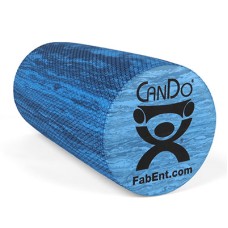 CanDo Foam Roller - Blue EVA Foam - Extra Firm - 6" x 12" - Round