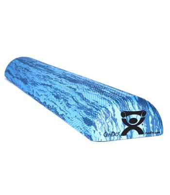 CanDo Foam Roller - Blue EVA Foam - Extra Firm - 6" x 36" - Half-Round