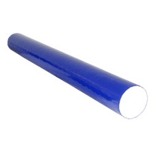 CanDo Foam Roller - PE foam, Blue TufCoat Finish - 4" x 36" - Round