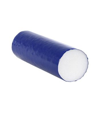 CanDo Foam Roller - PE foam, Blue TufCoat Finish - 4" x12" - Round