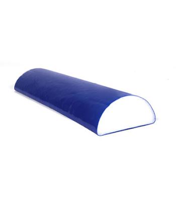 CanDo Foam Roller - PE foam, Blue TufCoat Finish - 4" x 12" - Half-Round