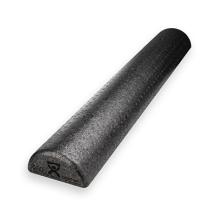 CanDo Foam Roller - Black Composite - Extra Firm - 6" x 36" - Half-Round