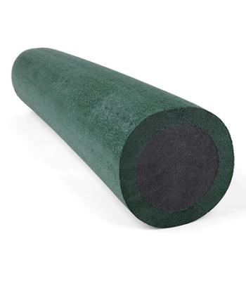 CanDo 2-Layer Round Foam Roller - 6" x 30" - Green - Medium