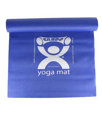 CanDo Yoga Mat, Blue, 68" x 24" x 0.12"