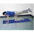 CanDo Yoga Mat, Blue, 68" x 24" x 0.25"