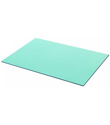 Airex Exercise Mat, Diana 200, 79" x 49" x 0.6", Water Blue, Case of 10