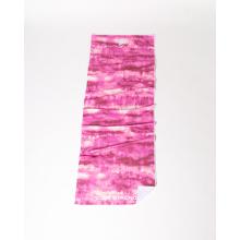 Yoga Strong, Anti Slip Towel, Pink Tie Dye