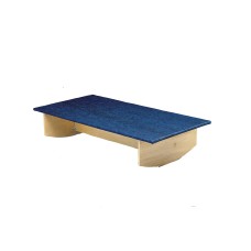 Rocker Board - Wooden with carpet - side-to-side - 30" x 60" x 12"