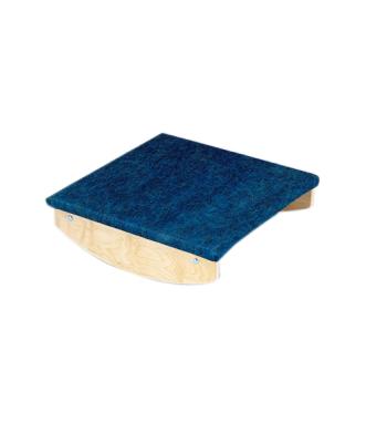 Rocker Board - Wooden with carpet - side-to-side, front-to-back combo - 18" x 18" x 5"