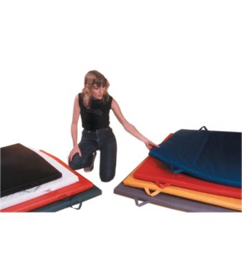 CanDo Mat with Handle - Non Folding - 1-3/8" EnviroSafe Foam with Cover - 4' x 6' - Specify Color