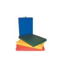 CanDo Mat with Handle - Center Fold - 1-3/8" PE Foam with Cover - 5' x 7' - Specify Color