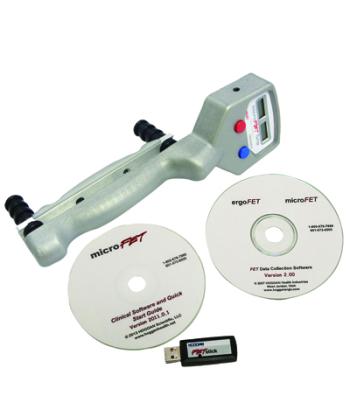 MicroFET HandGRIP digital grip strength dynamometer with clinic and data software