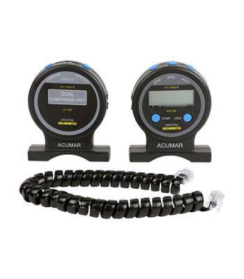 Acumar inclinometer - 4-piece Set - Dual Inclinometer with Ruler and Wireless Interface