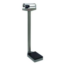 Detecto Eye-Level Scale, 338 Mobile Analog Beam Scale with Height Rod and Wheels, 400 lb / 175 kg