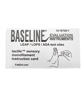Baseline Tactile Monofilament - ADA/LEAP/LOPS - Disposable w/sleeve - 5.07 - 10 gram - 25 ea.