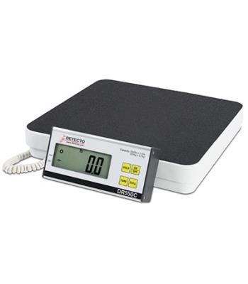 Detecto, DR550C Healthcare Scale, Digital, 550 lb x .2 lb / 250 kg x .1 kg