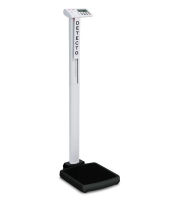 Detecto, solo Digital Scale, Mechanical Height Rod, 550 lb  / 250 kg, AC Adapter, US