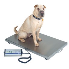 Detecto, Veterinary Scale, Digital, 330 lb, x .2 lb / 150 kg x .1kg, Wheels