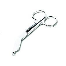 ADC Lister Bandage Scissors with Clip, 4 1/2", Stainless Steel