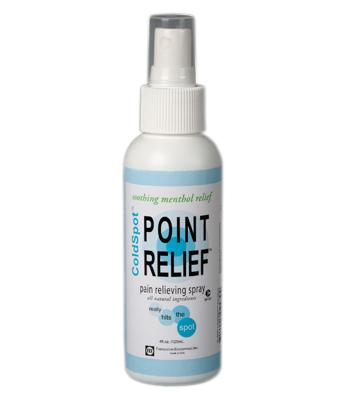 Point Relief ColdSpot Lotion - Spray - 4 oz bottle, 144 each