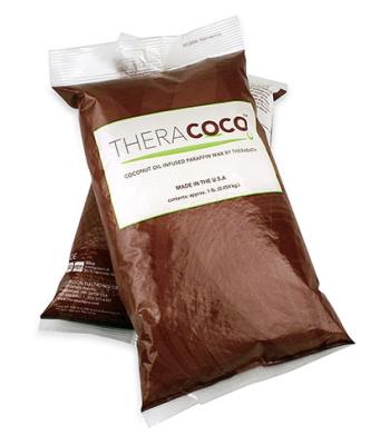 Therabath, TheraCOCO Refill Paraffin Wax, 6 x 1-lb Bag, Clearly Coconut (Coconut Scent)