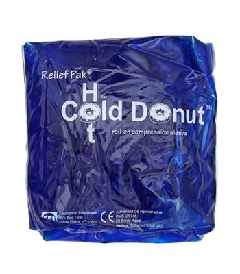 Relief Pak Cold n' Hot Donut Compression Sleeve - small (for 4" - 10" circumference)