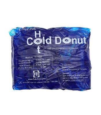 Relief Pak Cold n' Hot Donut Compression Sleeve - medium (for 10" - 15" circumference)