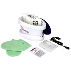 WaxWel Paraffin Bath - Standard Unit Includes: 65 Liners, 1 Mitt, 1 Bootie and 6 lb Unscented Paraffin