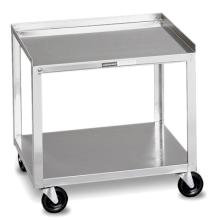 Mobile Stand - Stainless Steel - 2-shelf