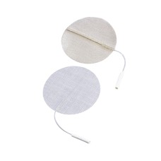 Dura-Stick Premium Electrode, 1.25" Round, stainless steel mesh, 40/pack