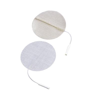 Dura-Stick Premium Electrode, 1.25" Round, stainless steel mesh, 40/pack