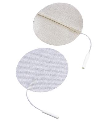 Dura-Stick Premium Electrode, 2.0" Round, stainless steel mesh, 40/pack
