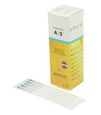 APS, Dry Needle, 0.30 x 100mm, Turquoise tip, box of 100