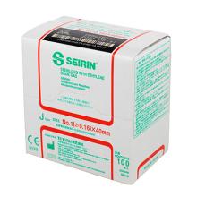 SEIRIN J-Type Acupuncture Needles, Size 1 (0.16mm) x 40mm, Box of 100 Needles