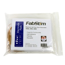 FabStim Electrode, 2 x 3.5" Rectangle, 40/bag (10 sheets of 4)