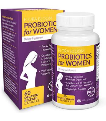 Flora Bloom, Ultimate Probiotic Supplement for Women, 60 Capsules