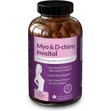 Intimate Rose, Myo and D-Chiro Inositol with Ashwagandha and Vitamin D, 120 Capsules