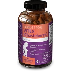 Intimate Rose, Vitex (Chasteberry) with Added Ginger, 30 Day Supply (60 Capsules)